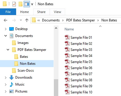 07 VDOCS Bates Stamp Backup Files